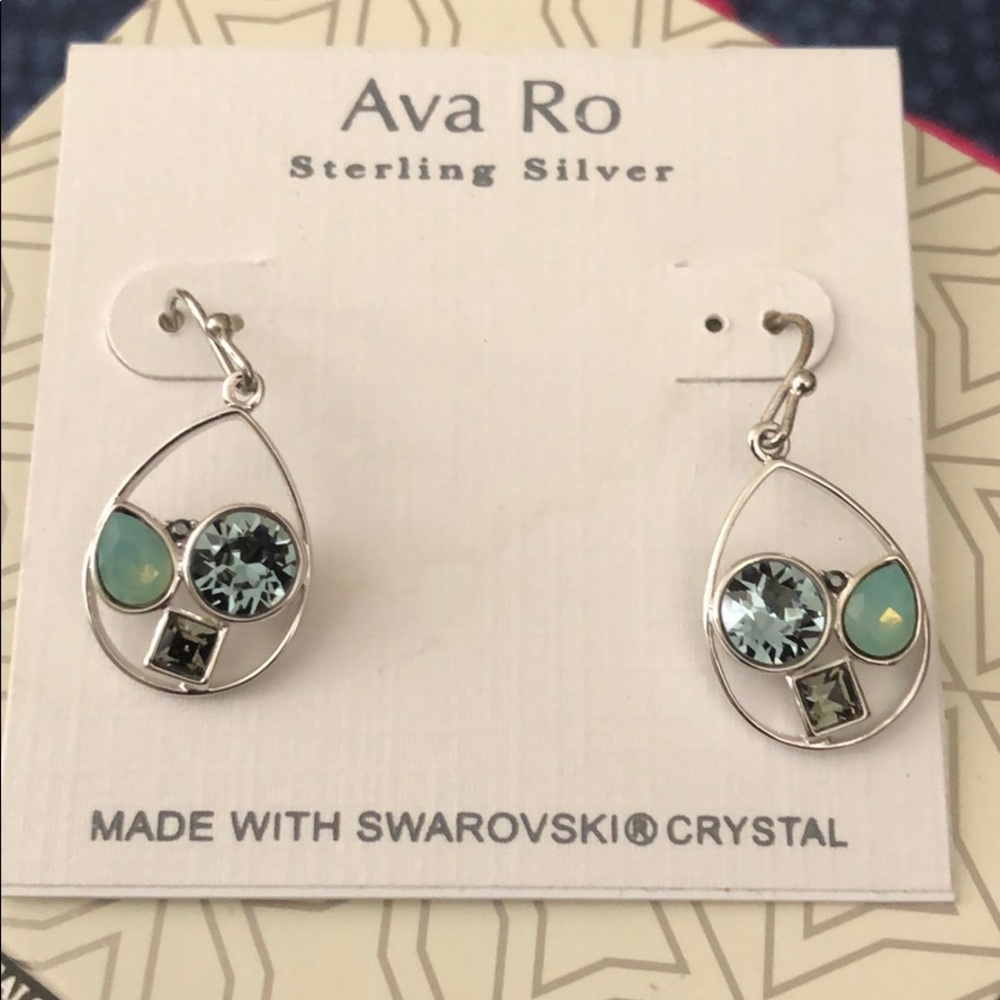 Ava Ro sterling silver earrings.
